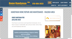 Desktop Screenshot of homehandymanpro.com